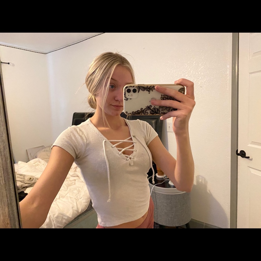 crisscross top